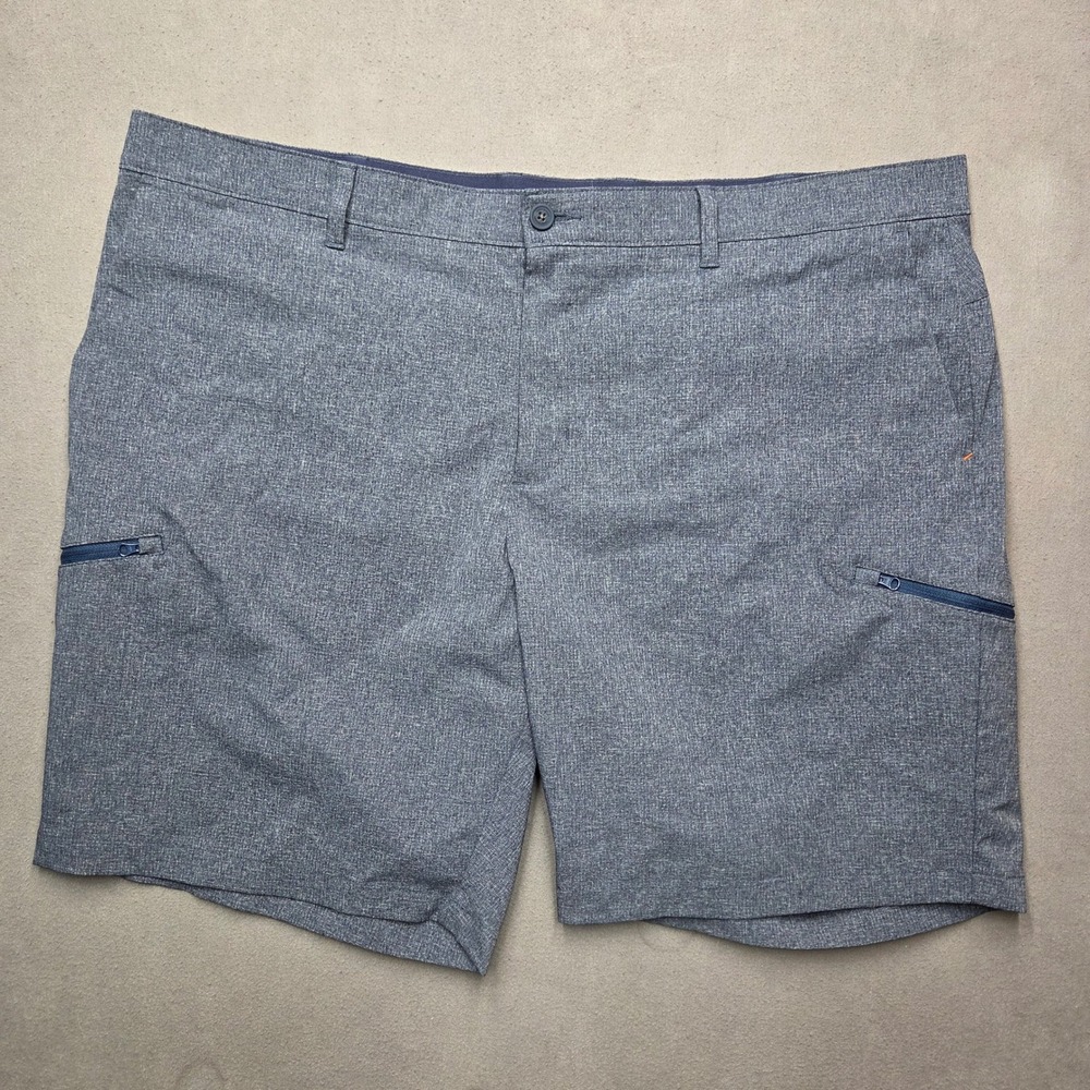 Tommy Bahama Shorts Mens 46RG IslandZone Bahama Coast Stretch Blue Heather